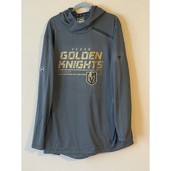 Men's 3XL‎ NWOT Vegas Golden Knights Fanatics Authentic Pro Rinkside Hoodie Gray